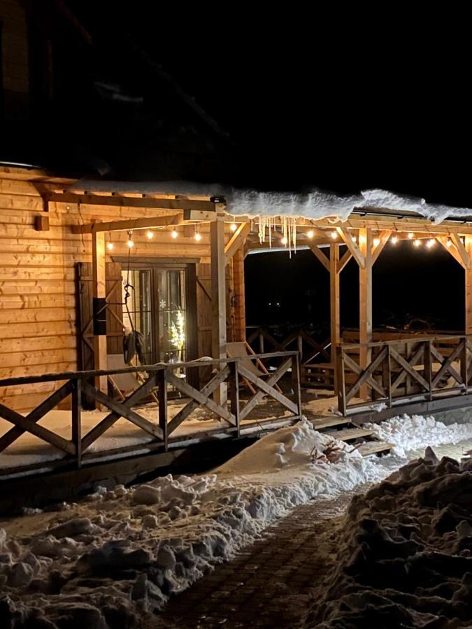 Gorskie Formy - Drewniany Dom W Gorach Z Balia Chalet