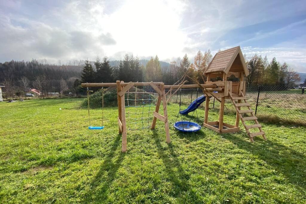 Gorskie Formy - Drewniany Dom W Gorach Z Balia Chalet Leszczyniec